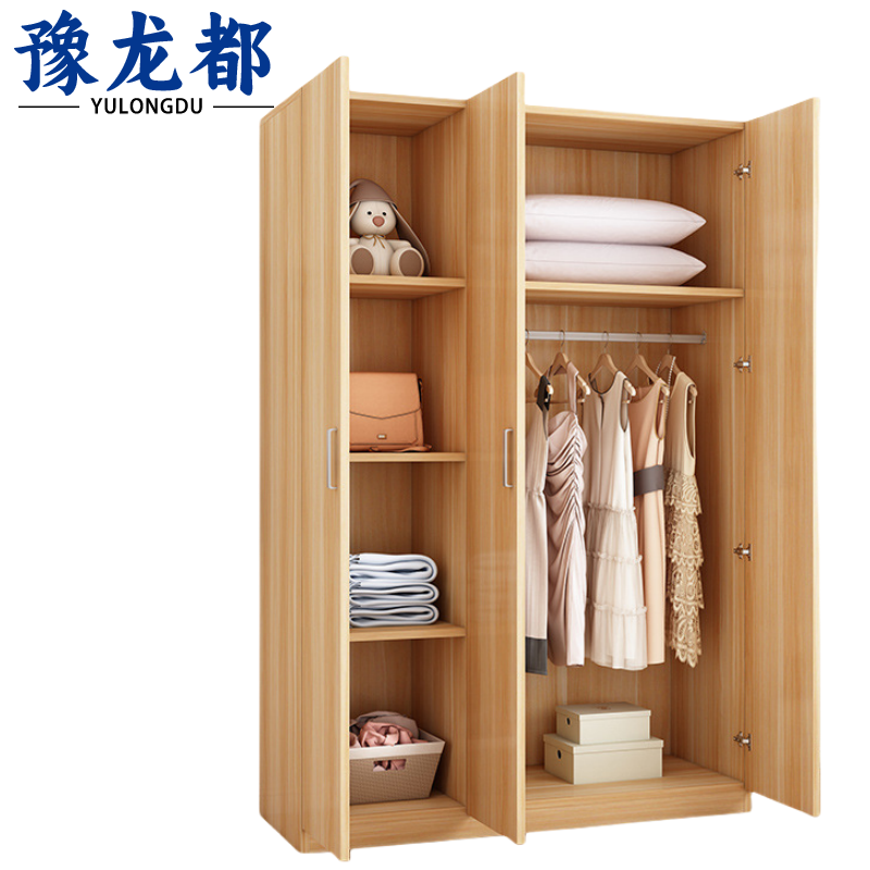 豫龙都衣柜三门台