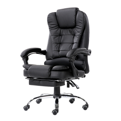 全简可躺人体工学椅老板椅午休椅电脑椅转椅黑色