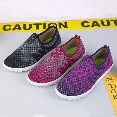 简翔老北京女布鞋春季款防滑耐磨一脚蹬鞋中老年鞋女帆布鞋单鞋