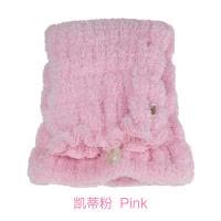日本双层加厚超吸水干发帽成人女儿童公主擦头发速干可爱包头毛巾 三维工匠 凯蒂粉
