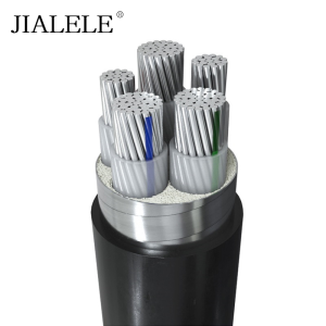 JIALELE 低压3+2芯铝电缆 YJLV-3*16+2*10平方 额定电压0.6/1KV 米