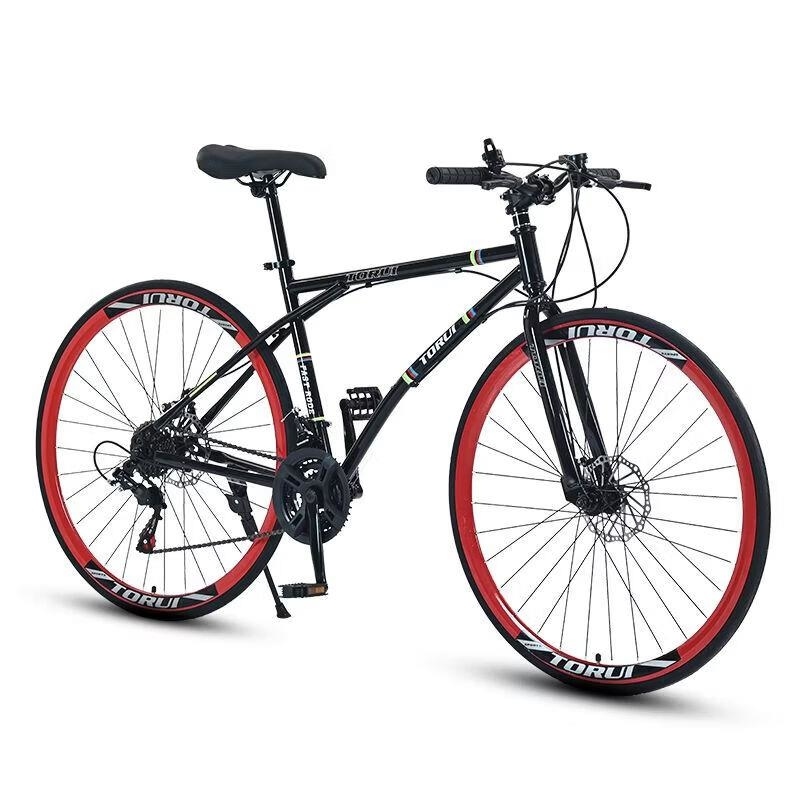 死飞自行车变速男女学便宜飞爽代步轻便公路赛车网红学生单车