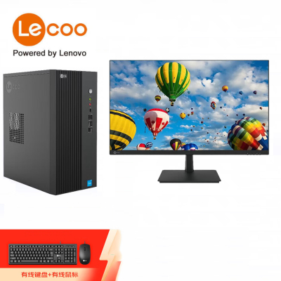 联想(Lenovo)来酷D4900 台式机电脑整机(i5-14400 16G 512G Win11)23.8英寸显示器 商用家用办公学习