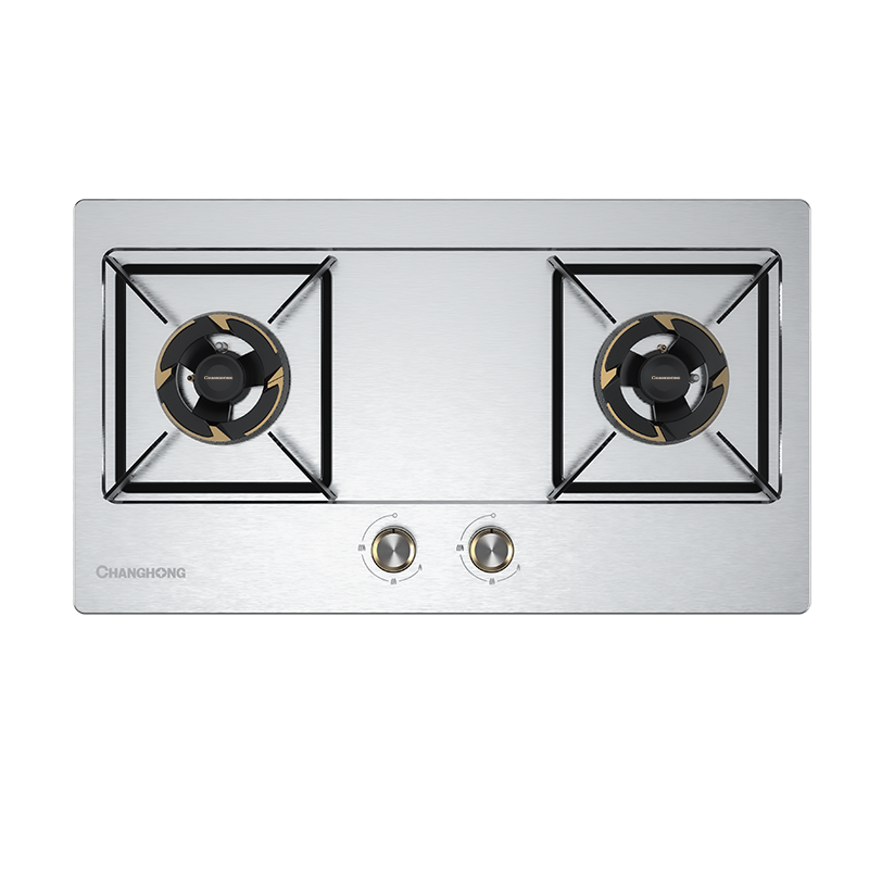 长虹(CHANGHONG) 5.2kW猛火纯铜火盖全进风燃烧系统不锈钢面板一级能效天然气灶具JZT-G256