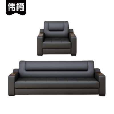 伟樽商务沙发单+三人位1850*780*780mm套
