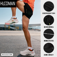 HLCOMANKEL跑步短裤男2025夏季体考速干马拉松训练梭织四三分裤