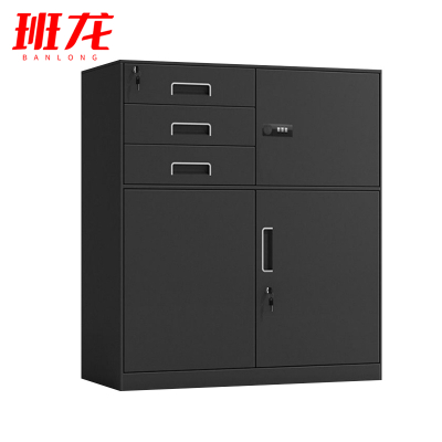 班龙铁皮柜三斗台