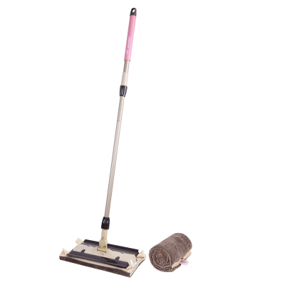 美丽雅 乐佳晶亮平板拖把 米色 纤维拖把及拖把头 国产