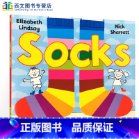 socks [正版]Shark In The Park 英文原版进口吴敏兰绘本第26本Nick Sharratt纸板书洞