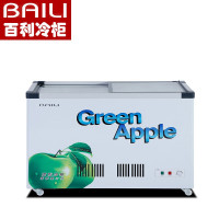 百利(BAILI)WC-290商用展示柜注水冰柜卧式冷藏柜冷柜大容量保鲜柜啤酒饮料展示柜玻璃门展示柜