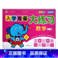 数学全一册 幼小衔接 [正版]9册彩虹早教入学准备大练习拼音语言数学及描红加减法练习新蒙氏幼儿学前专项训练入学准备幼小衔