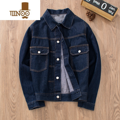 YANXU日单!同款!男士水洗休闲多口袋工装牛仔夹克外套潮