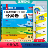 [分类卷]语文+数学 小学升初中 [正版]2024实验班小升初分类卷语文数学英语人教版全国百所重点中学招生真题卷必刷题小