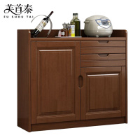 芙首泰实木茶水柜100*40*90cm台
