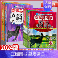 现代文+古诗文)课外阅读通用版 2套套装 小学二年级 [正版]2024版 新黑马阅读小学三年级四年级五年级六年级古诗文现