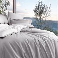 家柏饰(CORATED)家纺100支全棉四件套素色全棉长绒棉卡普里微风Y