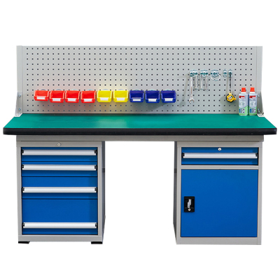 依韵珂防静电重型操作台+四抽+单挂板150*75*80cm张