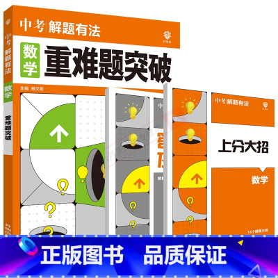 中考数学重难题突破 初中通用 [正版]2025适用理想树中考解题有法数学重难题突破杨文彬附上分大招重难题型突破必刷题全解