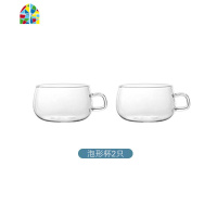 耐热高温玻璃水壶凉水壶家用大容量果汁壶防爆过滤盖冷水壶套装 FENGHOU 白盖凉水壶+把勺+4只泡形杯