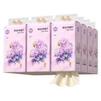 漫花13提抽纸大包家用卫生纸实惠批餐巾纸擦手面巾纸抽加厚厕纸巾