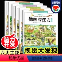 [正版]全套6册 德国专注力训练大书培养绘本养成大画册大画本亲子游戏绘本全景手绘大书 培养图形画面记忆力专注力儿童幼儿