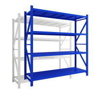 迅众 中型货架2000*600*2000mm每层承重200公斤 仓储多层仓库储物展示架仓库货架展示架