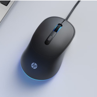 苏宁宜品人体工学办公鼠标G100 黑色USB供电超轻便携设计