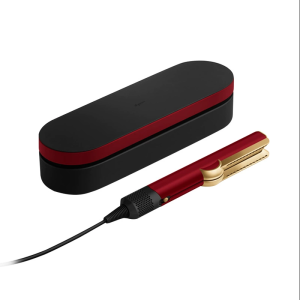 戴森(DYSON)吹风直发器 Airstrait HT01 干发直发二合一 利用气流轻松造型 直板夹 鎏金红丝绒色 HT01鎏金红丝绒礼盒