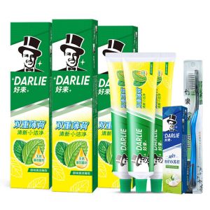 DARLIE好来(原黑人)牙膏双重薄荷超市同款经典清新口气