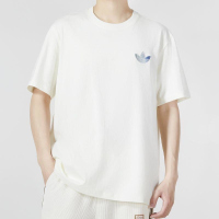 ADIDAS阿迪达斯三叶草短袖T恤运动休闲舒适针织圆领男装IK8683 D