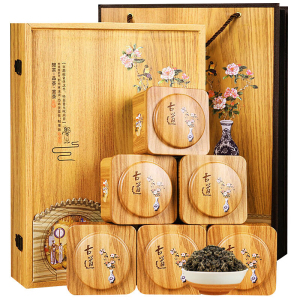 润虎茶叶礼盒醇厚干爽色泽乌润古道系列浓香型504g(包装随机)