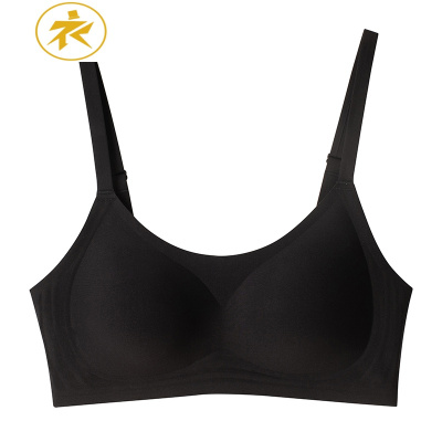 Ideamini果冻条u型美背内衣女夏无钢圈小胸聚拢无痕文胸收副乳防下垂胸罩