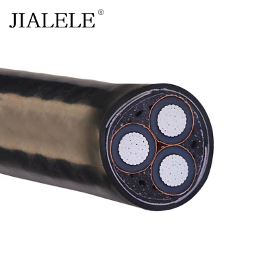 JIALELE 铝芯铠装电线 ZR-YJLV22-10-3×95平方 额定电压0.6/1KV 米