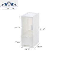 夹缝收纳柜抽屉式缝隙柜厨房窄边柜卫生间储物柜夹缝收纳柜开式 三维工匠
