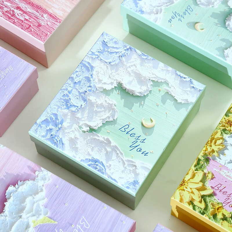 乐卡利收纳盒包装盒袋子蓝色