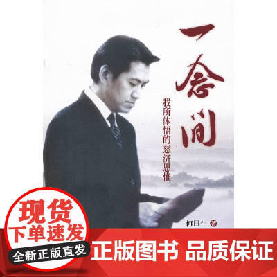 一念间:我所体悟的慈济思维(证严上人著作) 何日生 复旦大学出版社 正版书籍