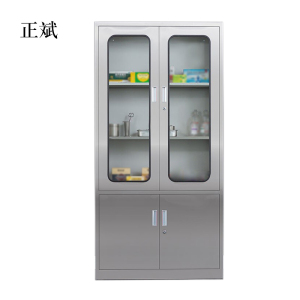 正斌室文件柜不锈钢柜子储物柜档案柜带锁文件柜201大器文件柜