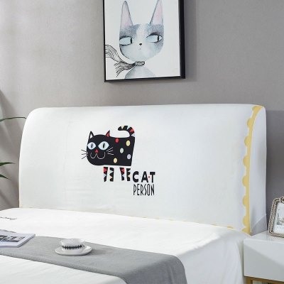 家柏饰(CORATED)床头套罩 床头罩防尘全包软包床头床靠背罩保护套北欧风格简约 斑点猫 60*150CM