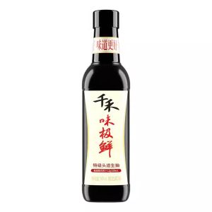 千禾味极鲜酱油特级生抽零添加防腐剂1L大瓶装