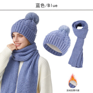 统狮防寒帽子围巾两件套 P01 套