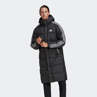 阿迪达斯羽绒服男2020新款保暖加厚运动服长款外套GF0070