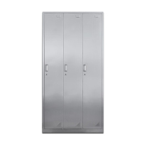 昀物不锈钢衣柜三门台