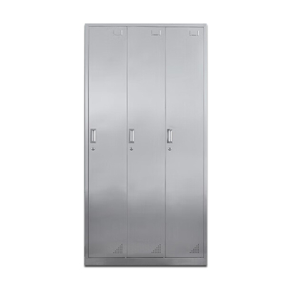 昀物不锈钢衣柜三门台