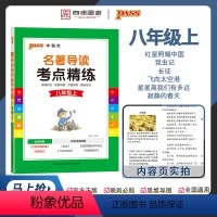 [正版]初中名著导读考点精练二8八年级上册初中必读语文一本通读与精练文学名著红星照耀中国昆虫记长征飞向太空港寂静的春天