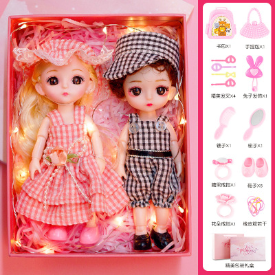 迷你菲妮朵儿芭比换装洋娃娃礼盒套装小号女孩公主玩具仿真精致儿童节生日礼物
