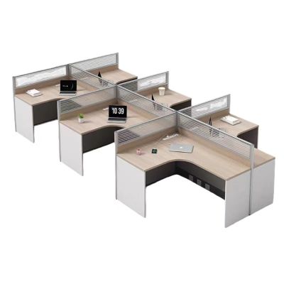 红缅 六人卡位办公桌 HM-PFBGZ04 张