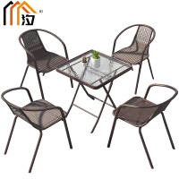 汐户外桌一桌四椅套