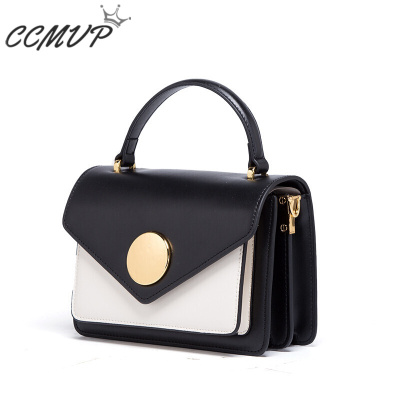CCMVP品牌自营质量保证-CCMVP休闲品牌斜挎女撞色少女小方女式单肩小简约百搭拼色