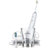 飞利浦（Philips）HX9332电动牙刷 钻石美白 声波震动 充电式 成人通用 31000次/M 白色