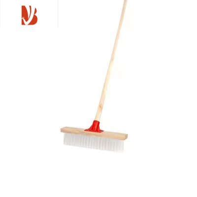 三维工匠长柄木质地刷硬毛地毯瓷砖浴室卫生间厨房洗地刷户外水泥池厕所刷